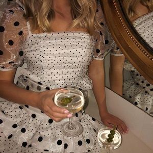Delphine NEW polka dot dress 🦓